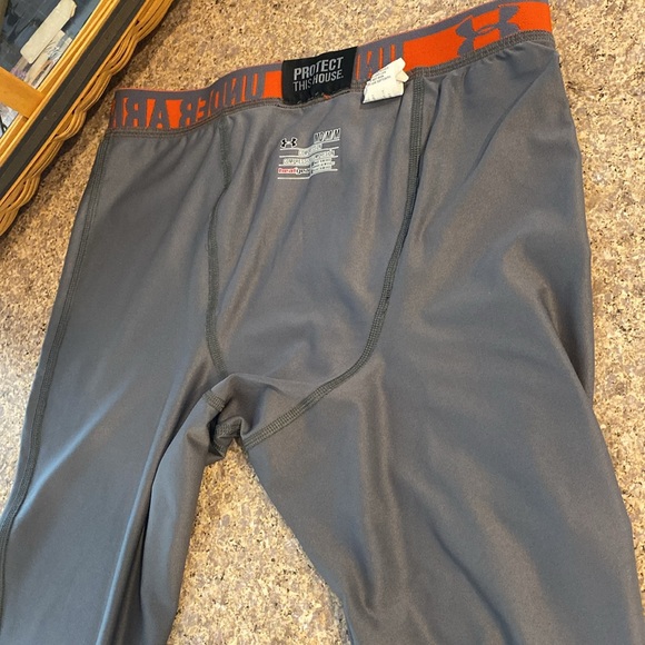 Under Armour HeatGear Compression Tights Pants Leggings Medium - Picture 14 of 15